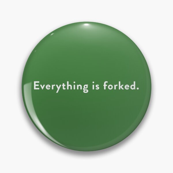 Item preview, Everything is forked. (Wh) designed and sold by KingPagla.