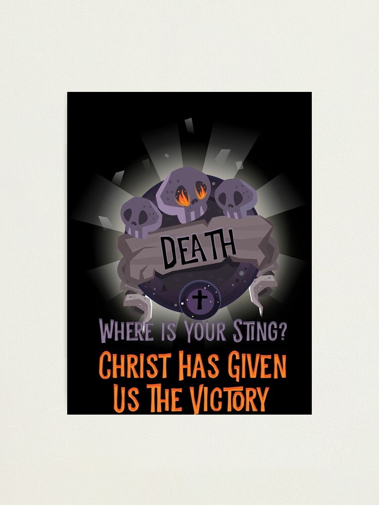 Alternate view of Death Where Is Your Sting Photographic Print