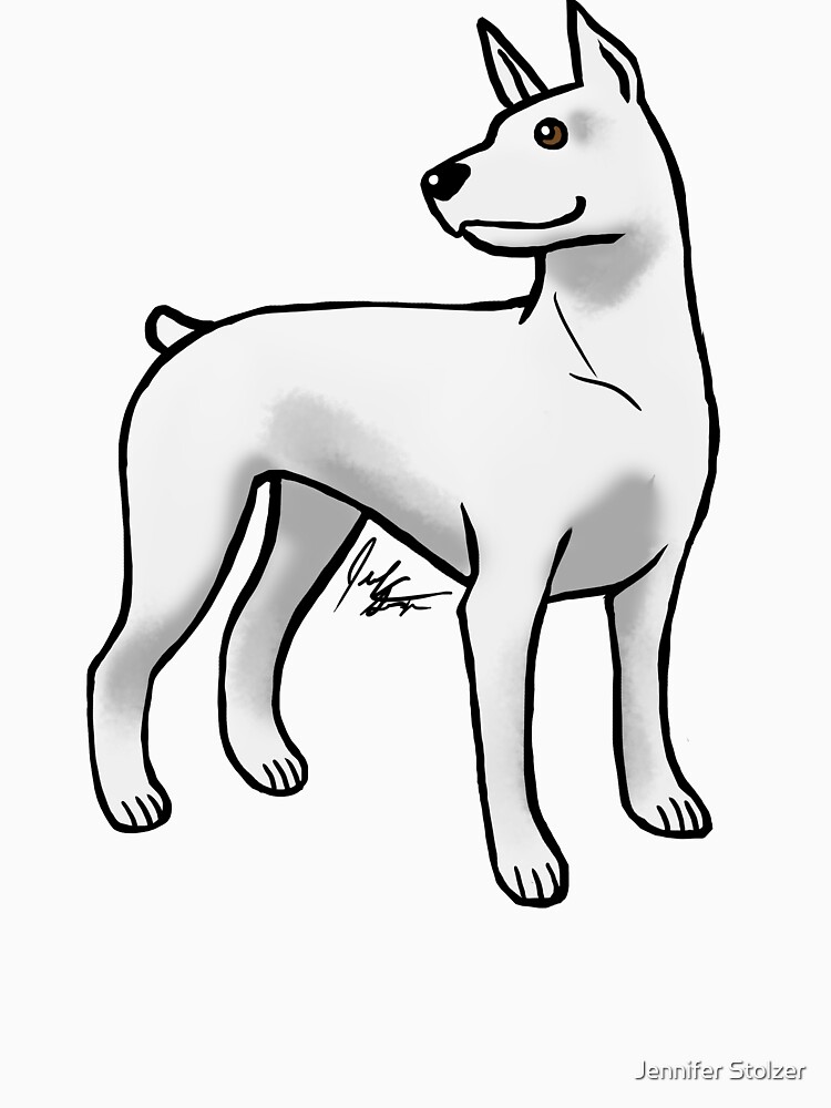 Doberman Pinscher - White by jameson9101322