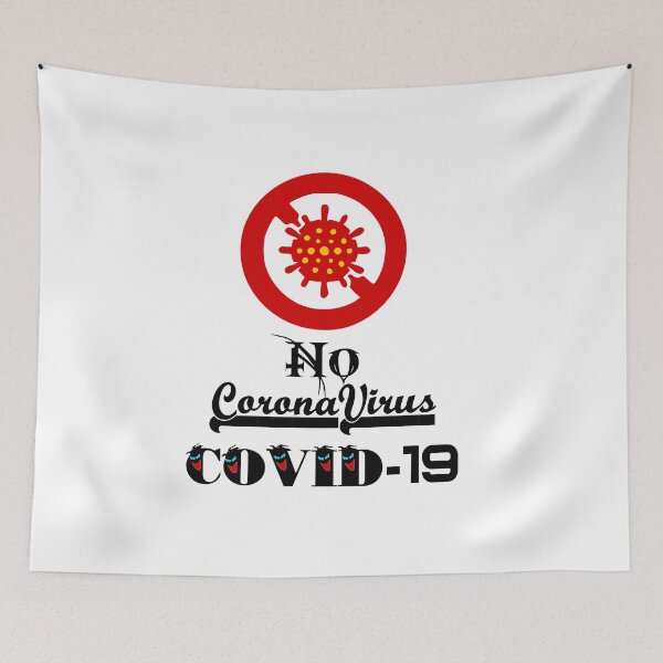 Item preview, No CoronaVirus to Promote Covid-19 Awareness & to Stop the Spread designed and sold by Fantabulous.