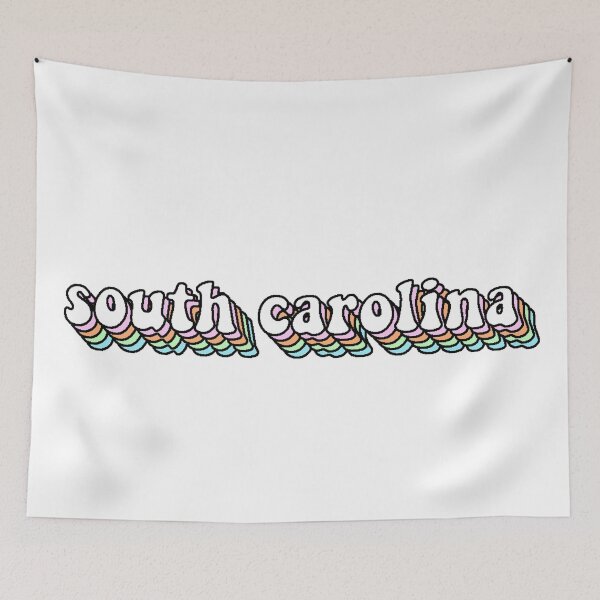 Item preview, South Carolina Rainbow Sticker designed and sold by laurencude.