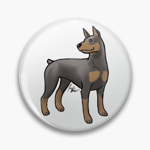Item preview, Dog - Pinscher - Blue and Tan designed and sold by Jennifer Stolzer.