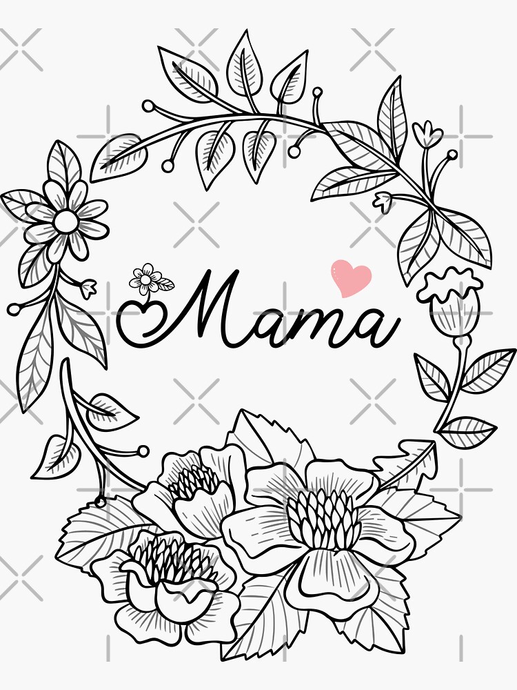 Mama Mama Plant Mama Life Mama Love Mom Sticker For Sale By