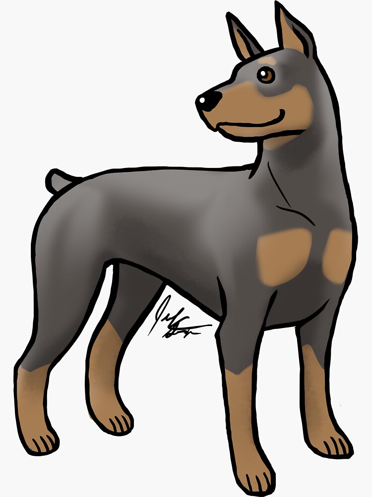 Pinscher - Blue and Tan by jameson9101322