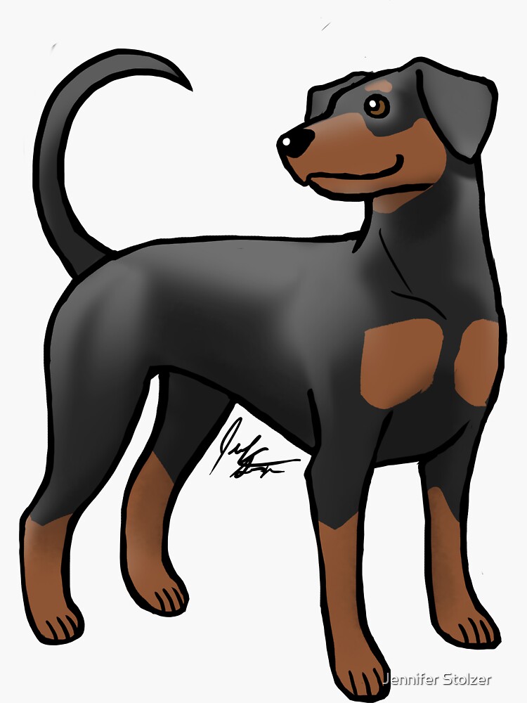 Doberman Pinscher - Brown and Red by jameson9101322