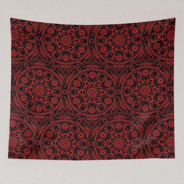 Item preview, Beautiful Red Mandala Seamless pattern designed and sold by Department61.