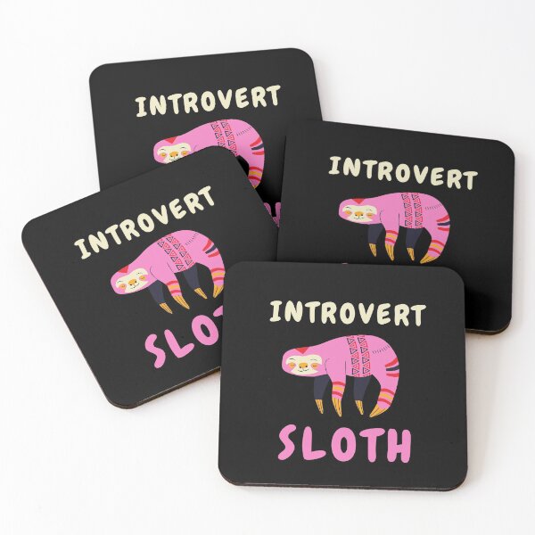 Item preview, Cute Pink Introvert Sloth Books INFP Meme Mbti Stay Home Quarantine Cute Animals Pets Anxiety Gift Shirt Cute Sarcastic Happy Fun Inspirational Motivational Birthday Present designed and sold by EpsilonEridani.
