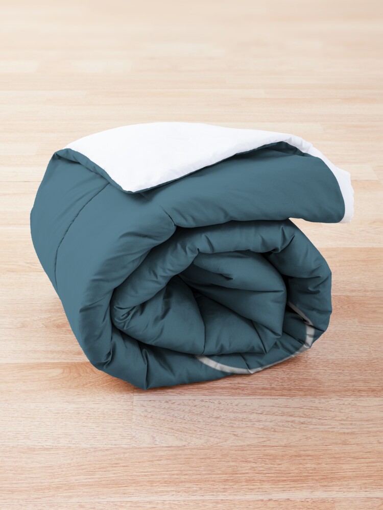 Alternate view of Proud Michigander, Michigan Up North Pine Trees Comforter