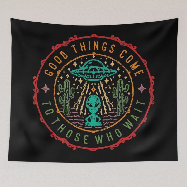 Item preview, Alien Meditation Sci-fi Typographic  designed and sold by OlympusMons.