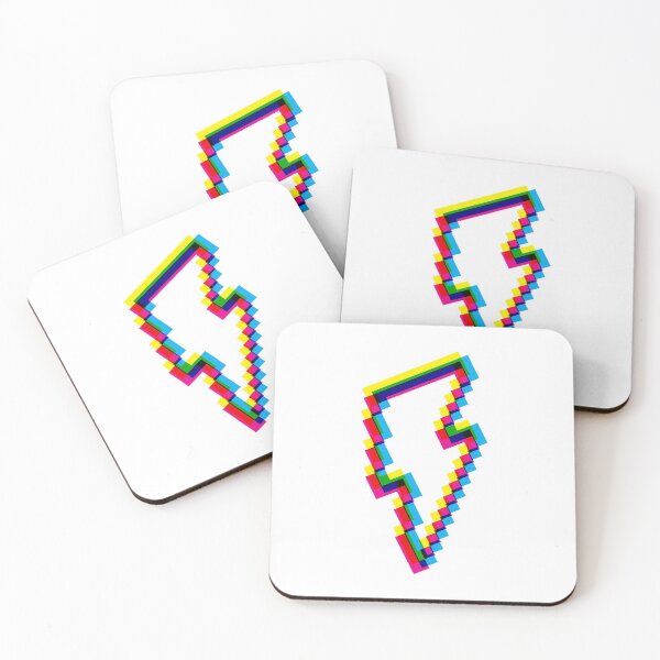 Item preview, CMYK 8-Bit Lightning 2 designed and sold by animinimal.
