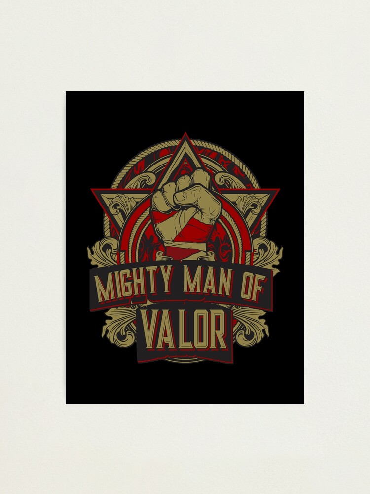 Alternate view of Mighty Man of Valor Photographic Print