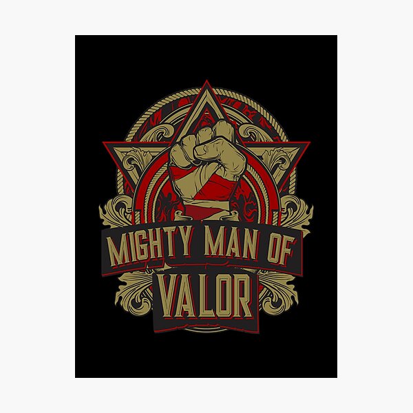 Mighty Man of Valor Photographic Print