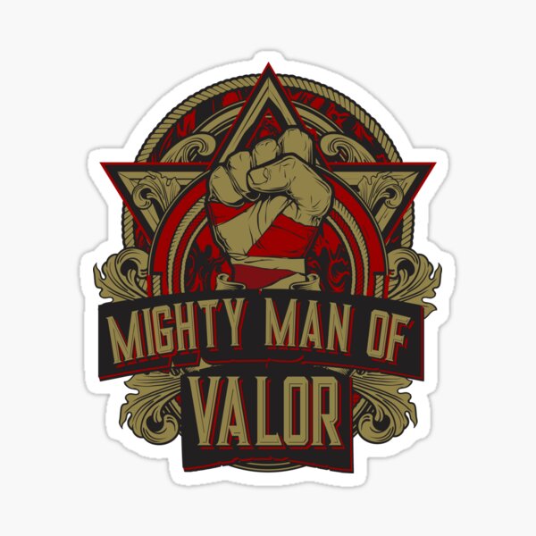 Mighty Man of Valor Sticker