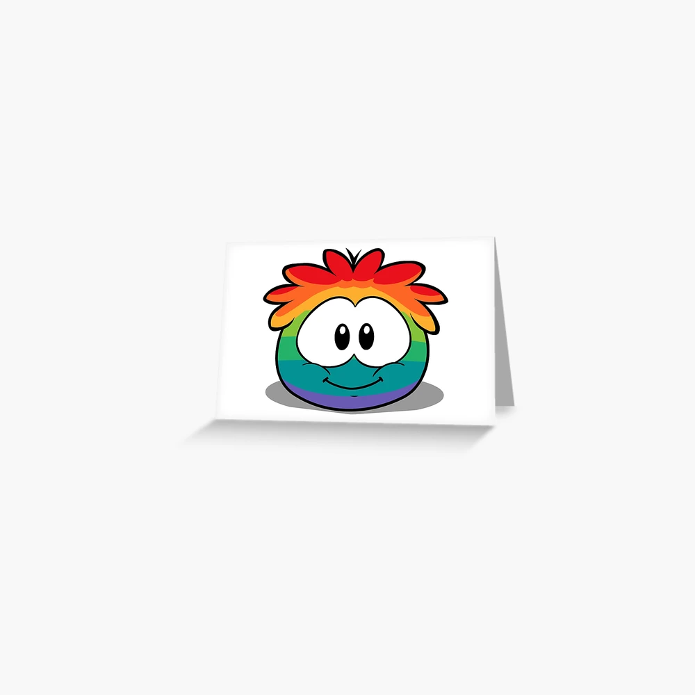 Rainbow puffle outlet plush