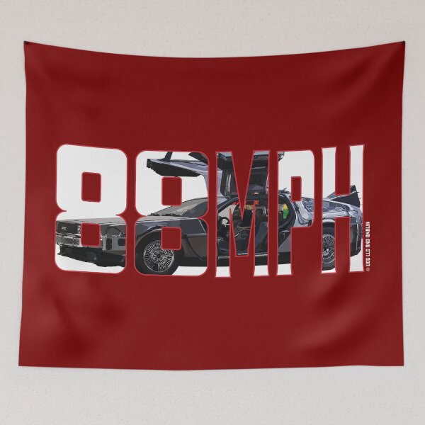 Item preview, Back To The Future - 88 MPH designed and sold by WaltTheAdobeGuy.