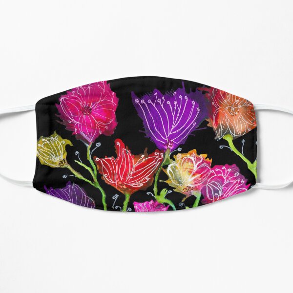 Midnight Garden Flat Mask