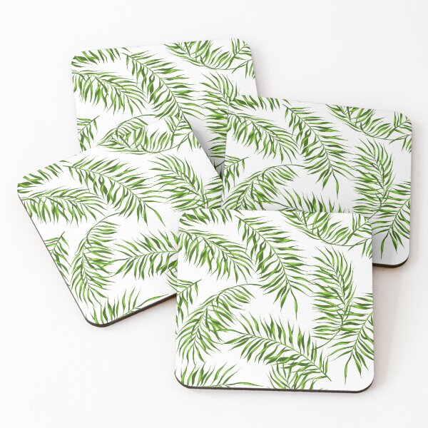 Item preview, Fern Leaf Patterns Background designed and sold by flying-flamingo.