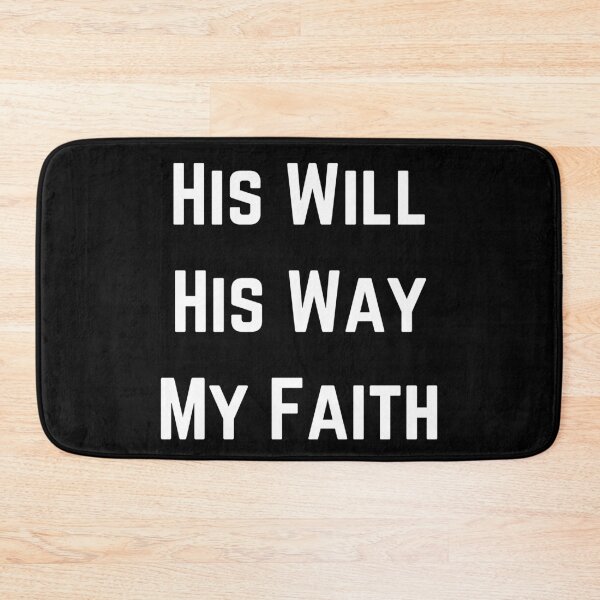 Item preview, His Will His Way My Faith designed and sold by OneCherubim.