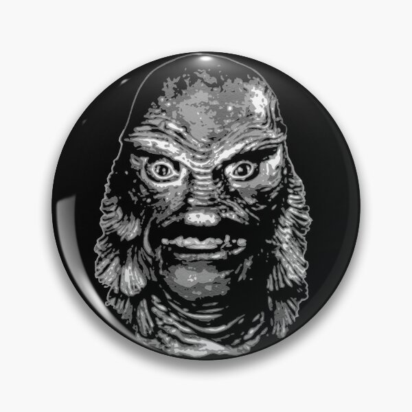 Item preview, The Creature from the Black Lagoon (Black + White) designed and sold by artxsdh.