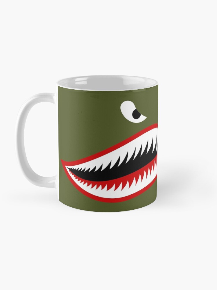 Thumbnail 3 of 6, Coffee Mug, Salty-Dog2 WWII Shark Face Nose Art Motif designed and sold by Salty-Dog2.