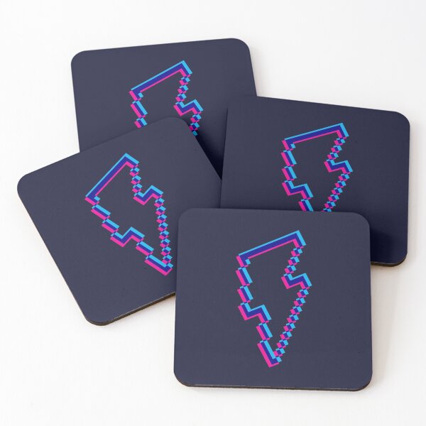 Item preview, Bubblegum 8-Bit Lightning (dark) designed and sold by animinimal.