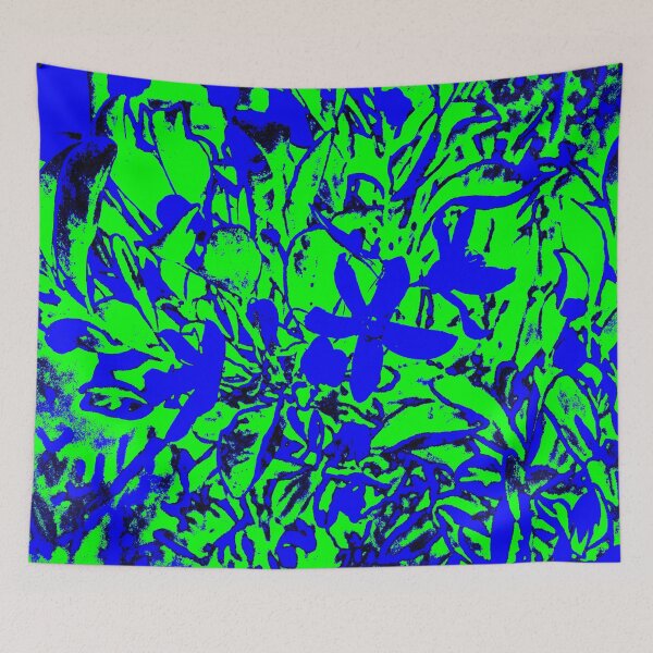 Item preview, Neon Green & Blue carnIval by Iritof designed and sold by iritof.