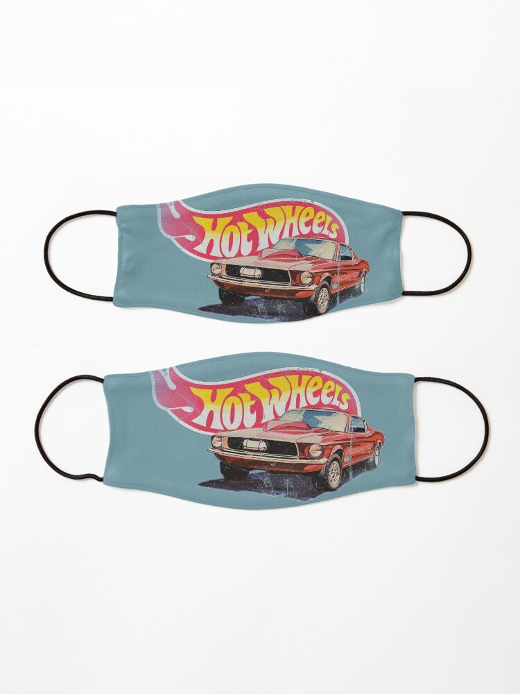 Alternate view of Authentic Vintage, Distressed Hot Wheels 1968 Custom Mustang Mask
