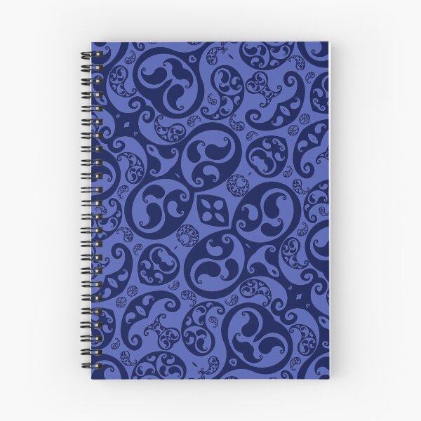 Item preview, Dark Blue Decorative Pattern With Paislies designed and sold by RootSquare.