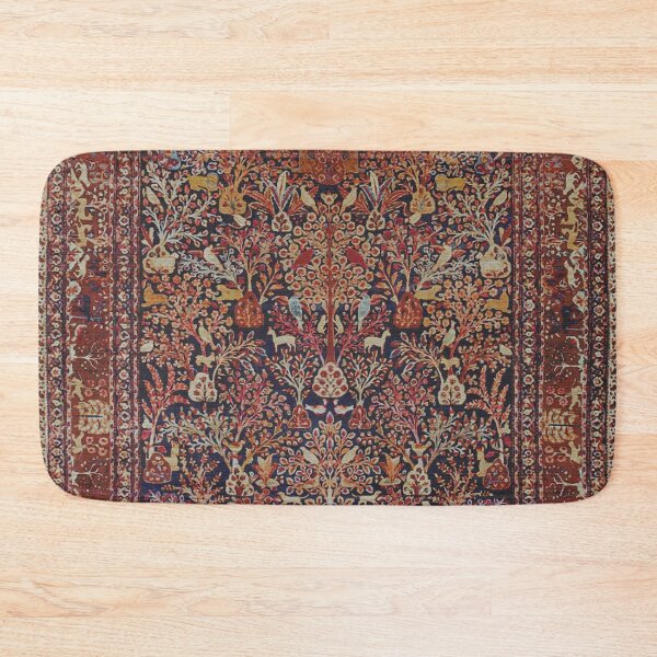 Item preview, Persian Vintage Antique Carpet Nature Fine Art designed and sold by Vicky Brago-Mitchell®.