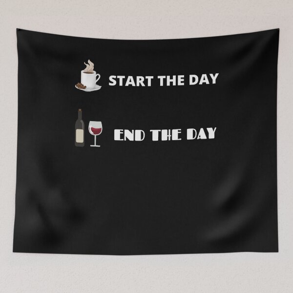 Item preview, Coffee  And Wine - Funny Coffee Drinker And Wine Drinker designed and sold by designitfun.