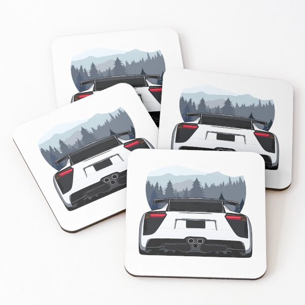 Item preview, Artic White LFA Rear Blue Forest designed and sold by Enthusiast Designs.