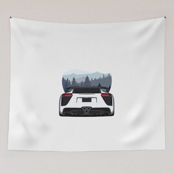 Item preview, Artic White LFA Rear Blue Forest designed and sold by Enthusiast Designs.