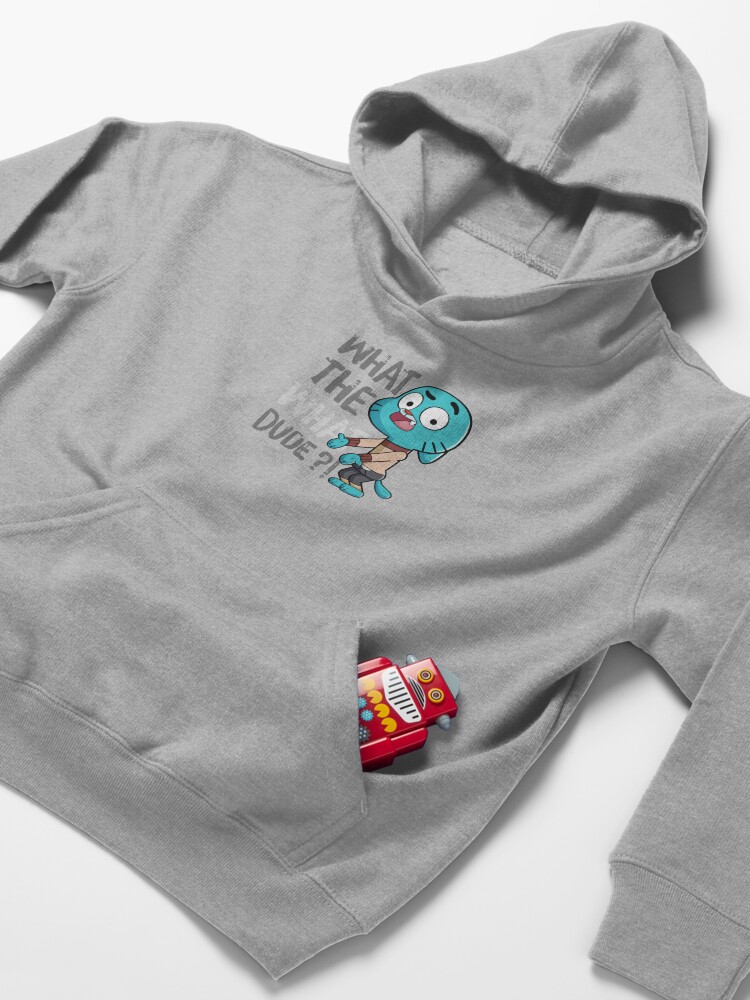 Alternate view of WHAT THE WHAT DUDE ?! Kids Pullover Hoodie