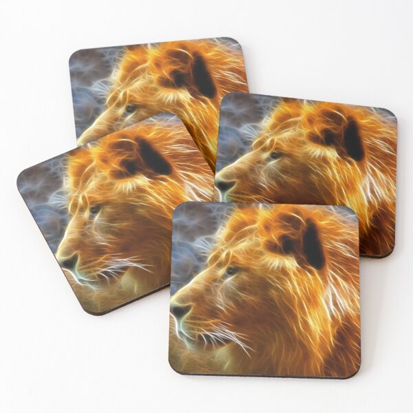 Aperçu de l'œuvre Lion fractal créée et vendue par RenderlyYours.