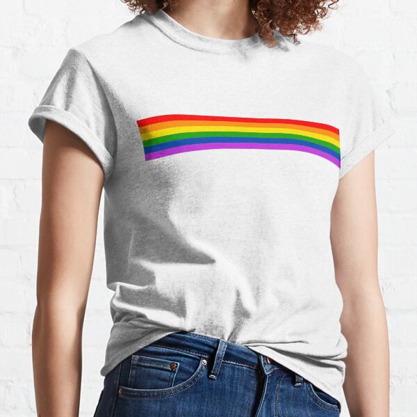LGBTQIA+ Pride Stripe Classic T-Shirt