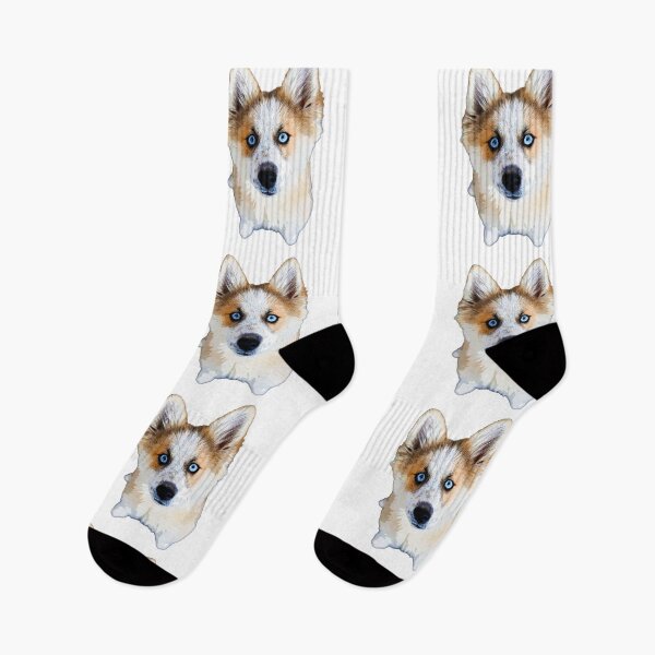 Item preview, Pomsky Cute Puppy Dog Pomeranian x Husky designed and sold by ElegantCat.