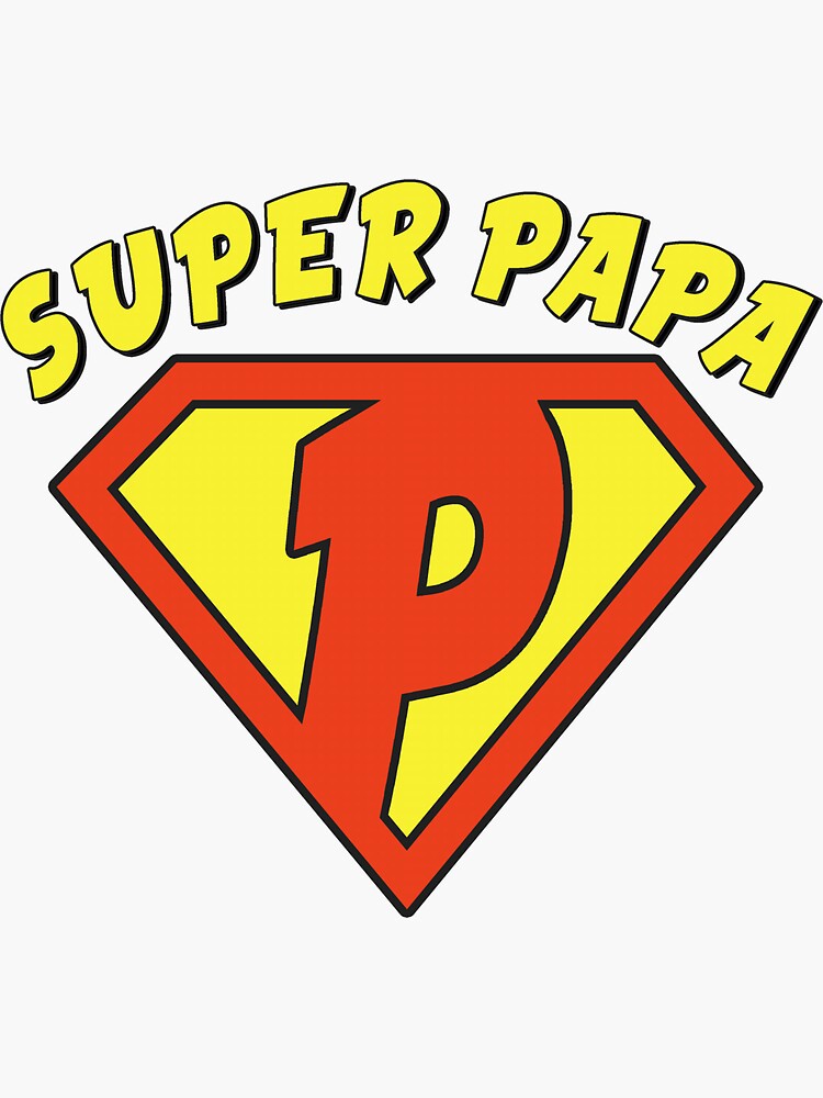 Beau-père, Super beau papa. Cadeau fête des pères Sticker