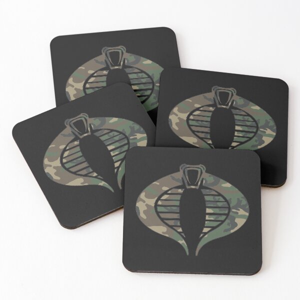 Aperçu de l'œuvre Cobra Logo Woodland Camo créée et vendue par AJ Liber.