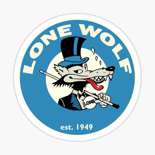 Lone Wolf Stickers Redbubble - roblox werewolf decal
