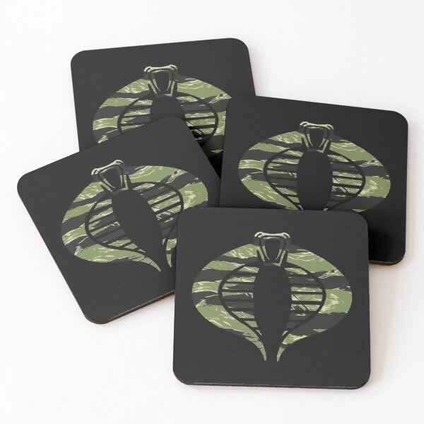 Aperçu de l'œuvre Cobra Logo Tigre Rayures Camo créée et vendue par AJ Liber.