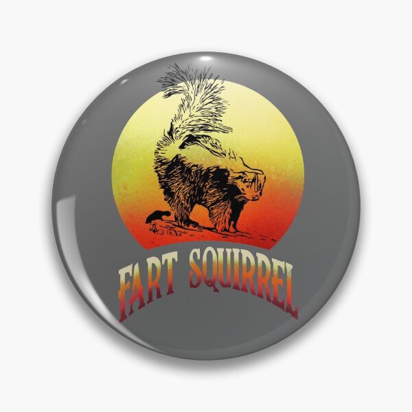 Item preview, Retro Skunk Fart Squirrel design designed and sold by Copperphoenix72.