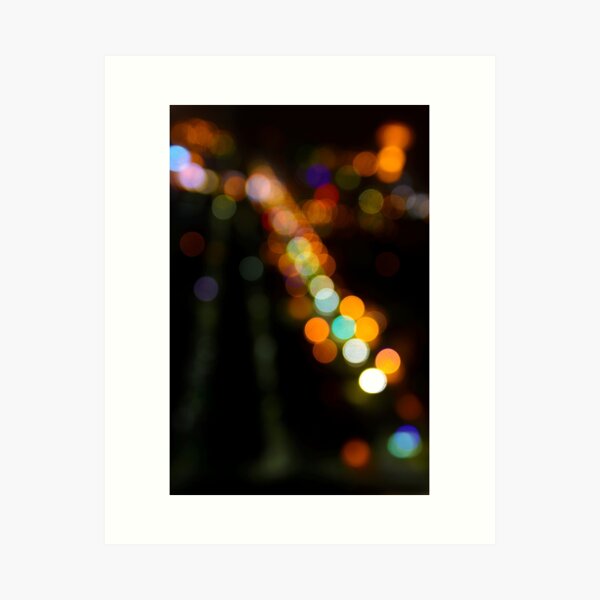 Aperçu de l'œuvre Lumière floue de la ville créée et vendue par Gaël FONTAINE.