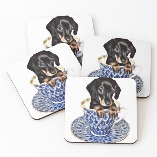 Item preview, Dachshund In A Tea Cup designed and sold by WillowsWardrobe.