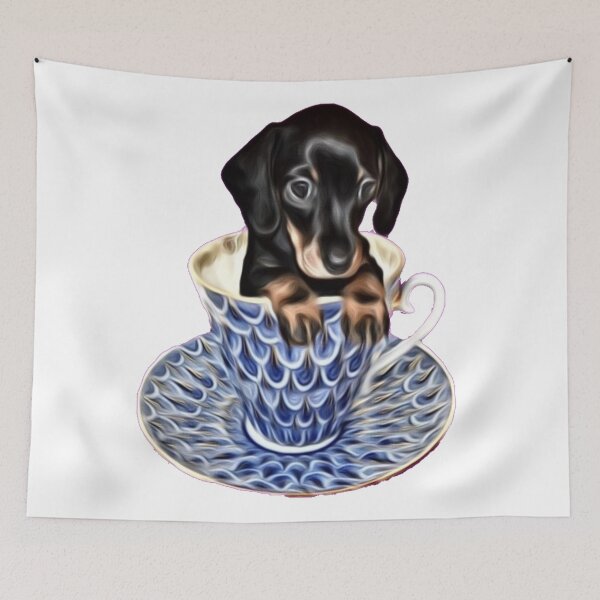 Item preview, Dachshund In A Tea Cup designed and sold by WillowsWardrobe.