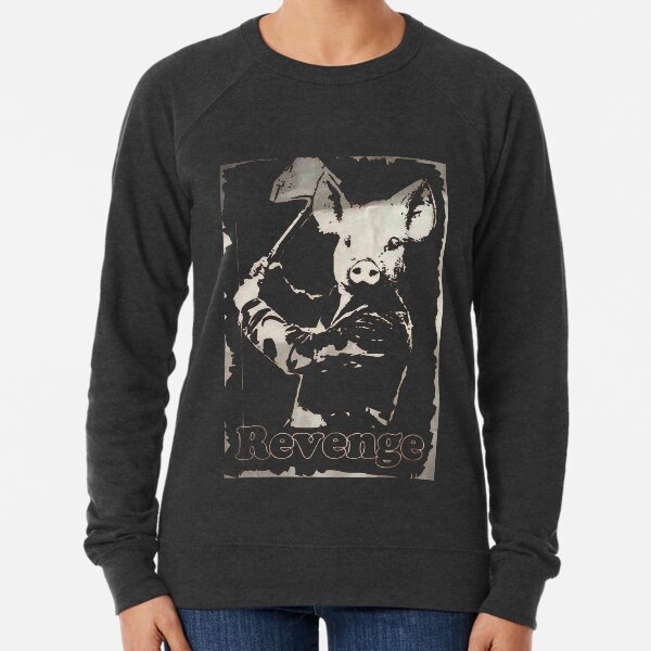 Revenge vegetarian, vegan shirt Lightweight Sweatshirt
