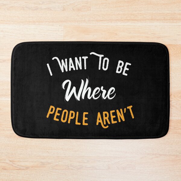 Item preview, I Want To Be Where People Aren't Face Mask, Face Mask Washable - Funny Face Mask Adult - Protection Face Mask - Reusable Face Mask Gift For Adult designed and sold by Vikingstorm.