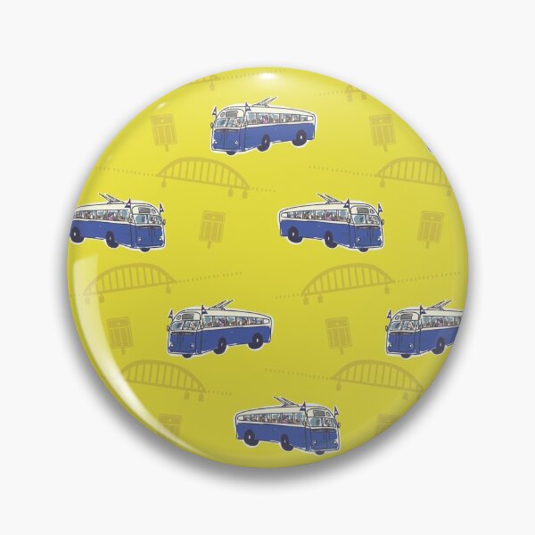 Item preview, Vintage trolleybuses,yellow designed and sold by Anne-Luchies.