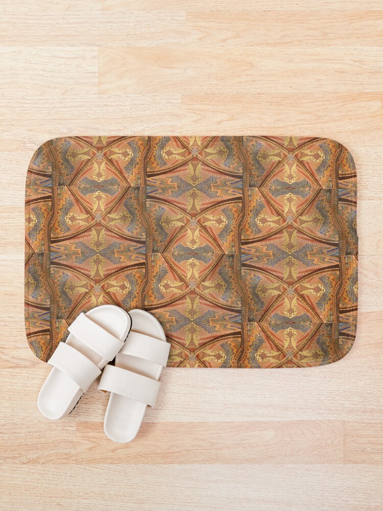 Thumbnail 1 of 6, Bath Mat, Ceiling Pattern designed and sold by Carole-Anne.