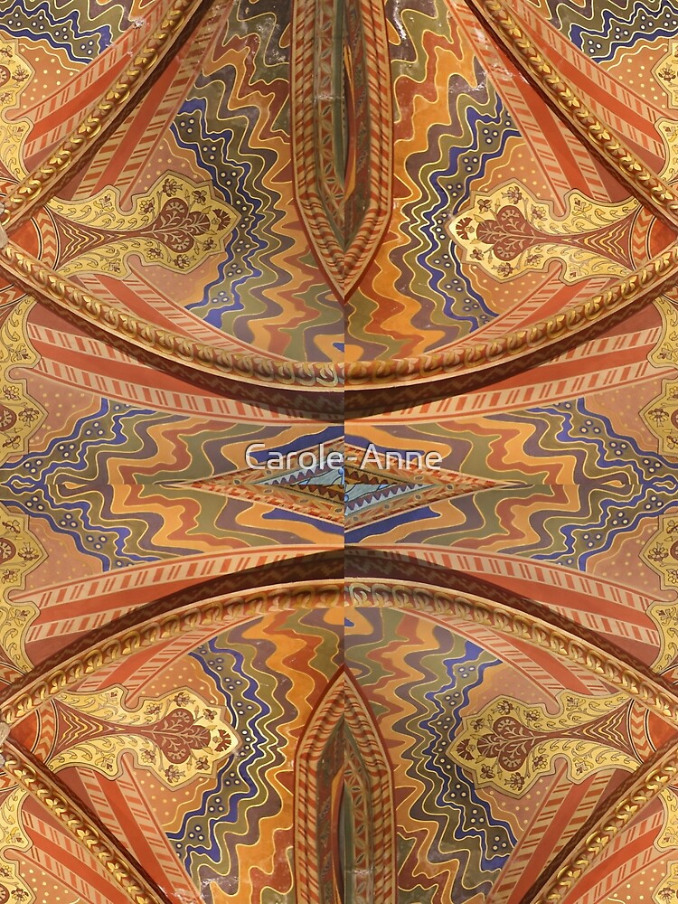 Thumbnail 3 of 3, Scarf, Ceiling Pattern designed and sold by Carole-Anne.