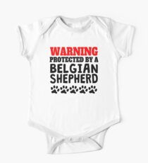 Protected By A Belgian Shepherd One Piece - Short Sleeve